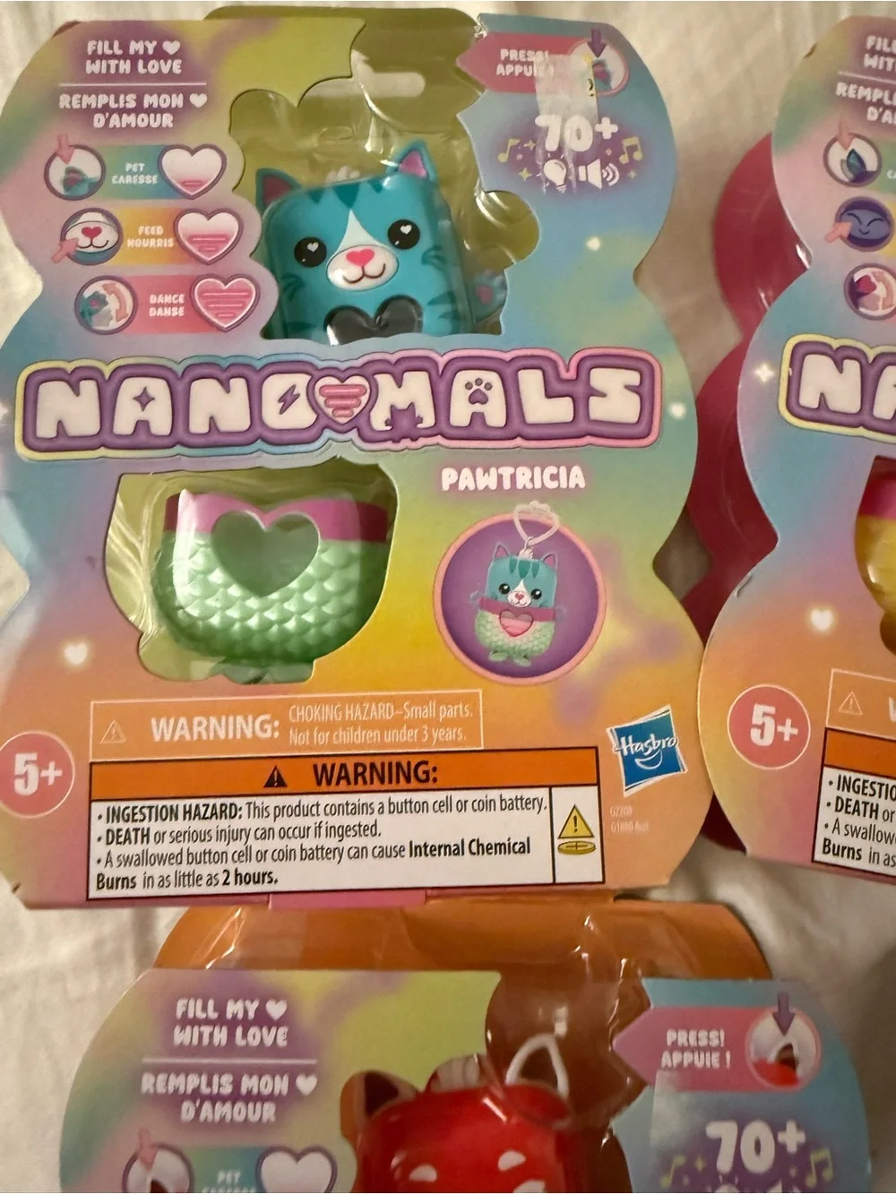 Nano-Mals Hasbro Interactive Electronic Pet lot of 5